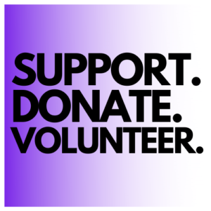 Support. Donate. Volunteer.