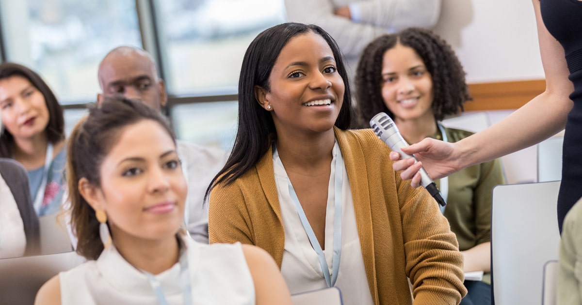 healthy discussion among diverse women