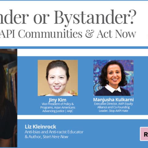 Upstander or Bystander? Support APPI Communities and Act Now - replay banner