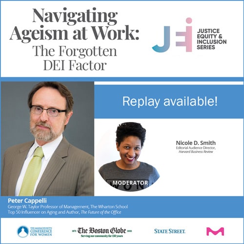 Navigating Ageism at Work: The Forgotten DEI Factor with Peter Cappelli and Nicole D. Smith, replay, thumbnail