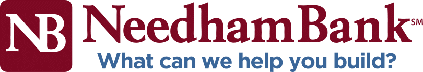 Needham Bank logo with tagline.