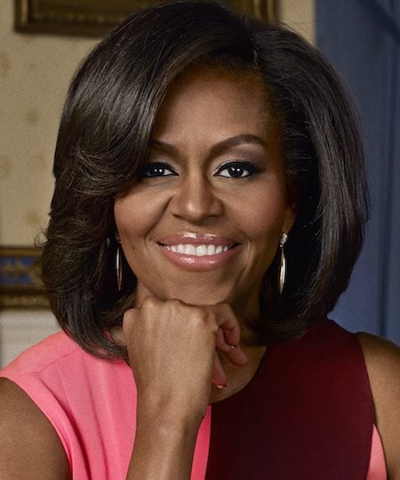 Portrait of Former First Lady Michelle Obama