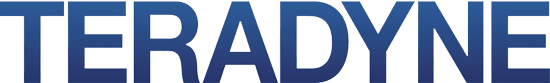 Teradyne company logo in blue gradient