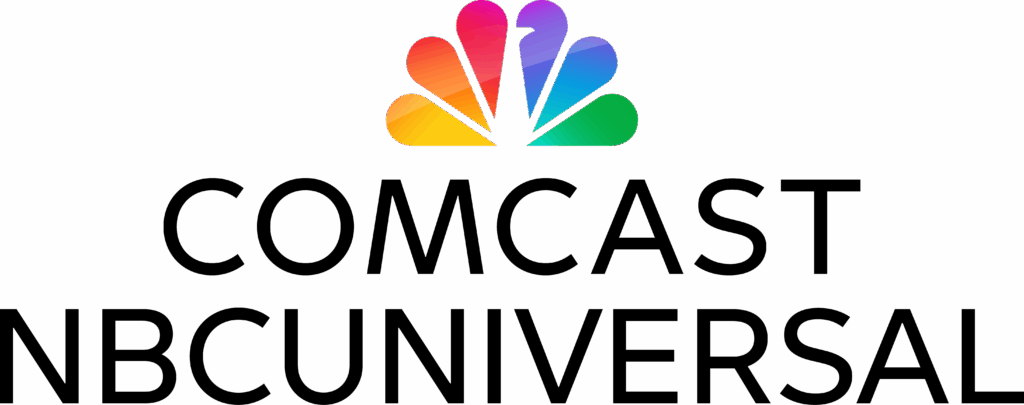 NBCUniversal colorful peacock logo