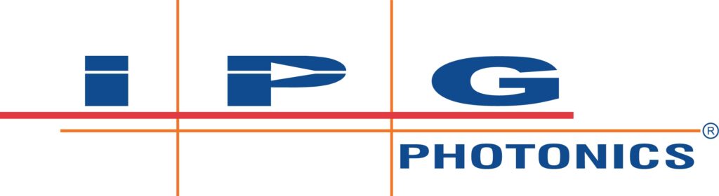 IPG Photonics company logo with stylized design