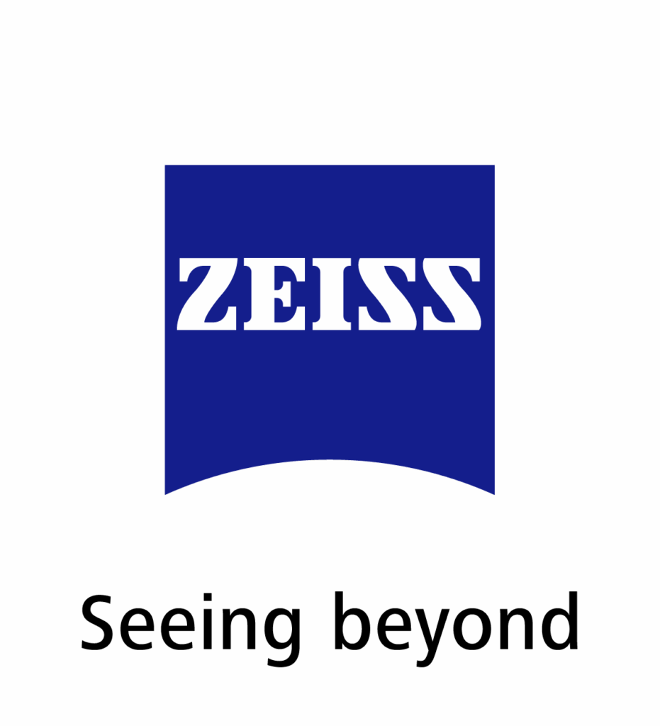 ZEISS logo with tagline Seeing Beyond