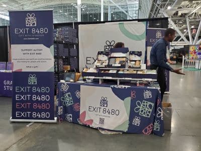 Exit 8480 gift booth at convention center