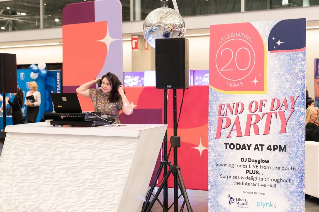 DJ performing at event end of day party