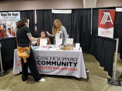 Cancer Support Community Greater Philadelphia information booth