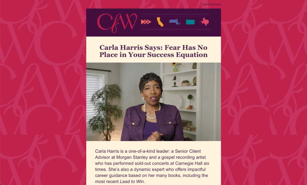Carla Harris shares success and leadership insights