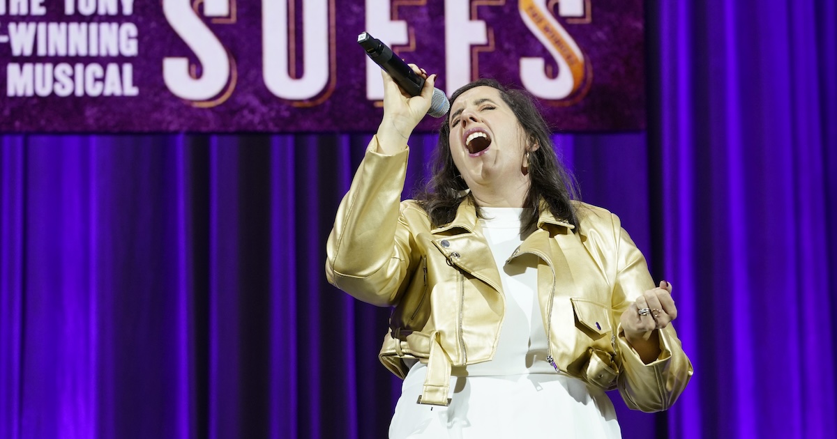 Ally Bonino performed "Keep Marching" at the 2025 MA CFW