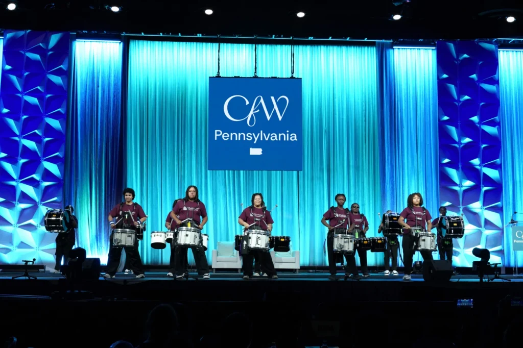 Abraham Lincoln High School Varsity drum line live at the 2025 PA Conference for Women