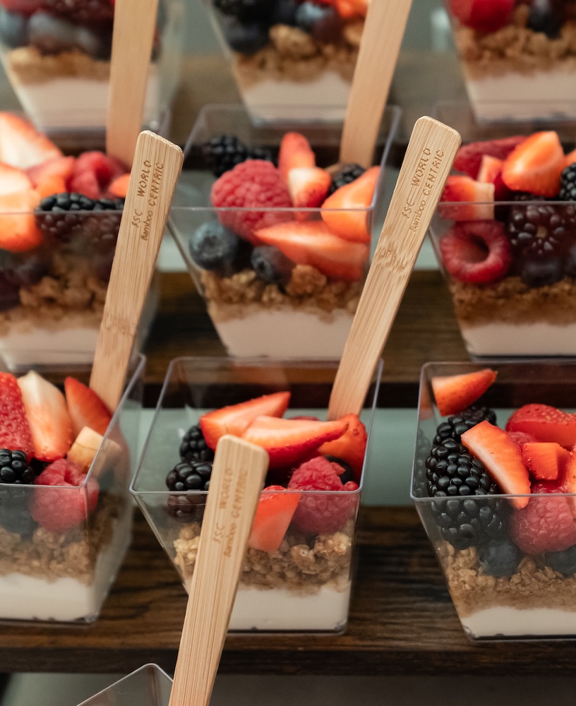 A display of parfaits