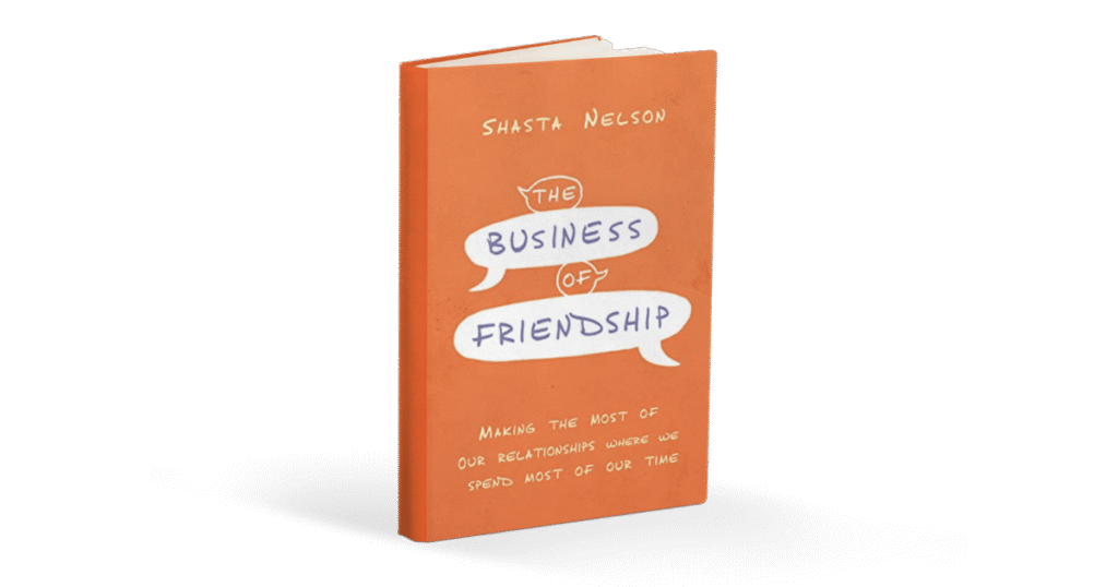 "the business of friendship" book cover