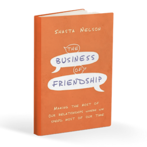 "the business of friendship" book cover