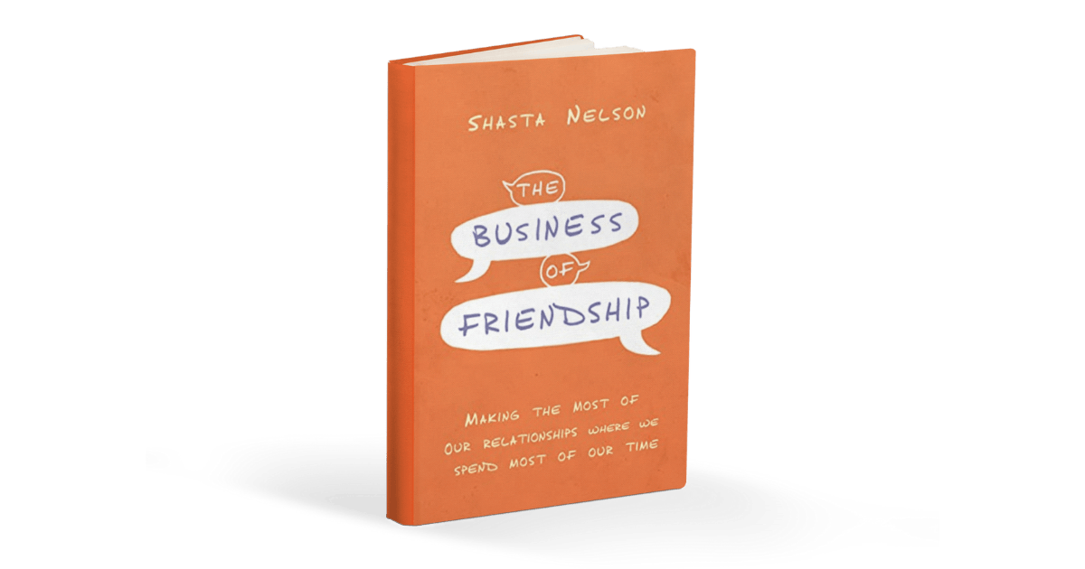 "the business of friendship" book cover