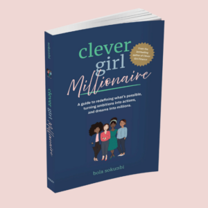 "clever girl millionaire" book cover