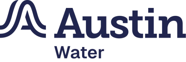 Austin Water logo with stylized wave icon
