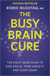 Book cover of The Busy Brain Cure