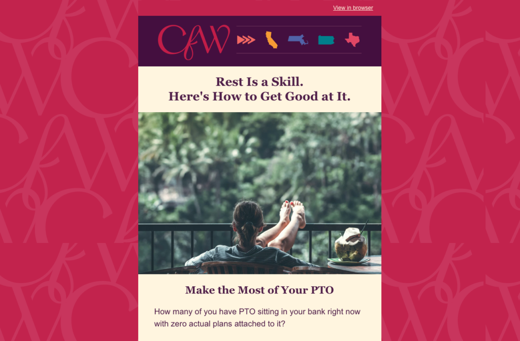 July 2026 CFW Newsletter