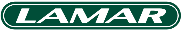 LAMAR logo inside green rounded rectangle